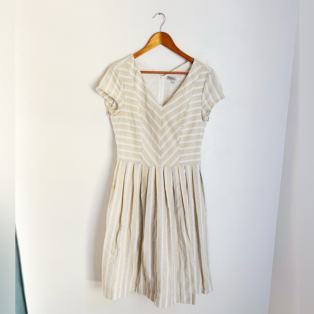 Downeast Cape Cod Chevron Knee Length Dress